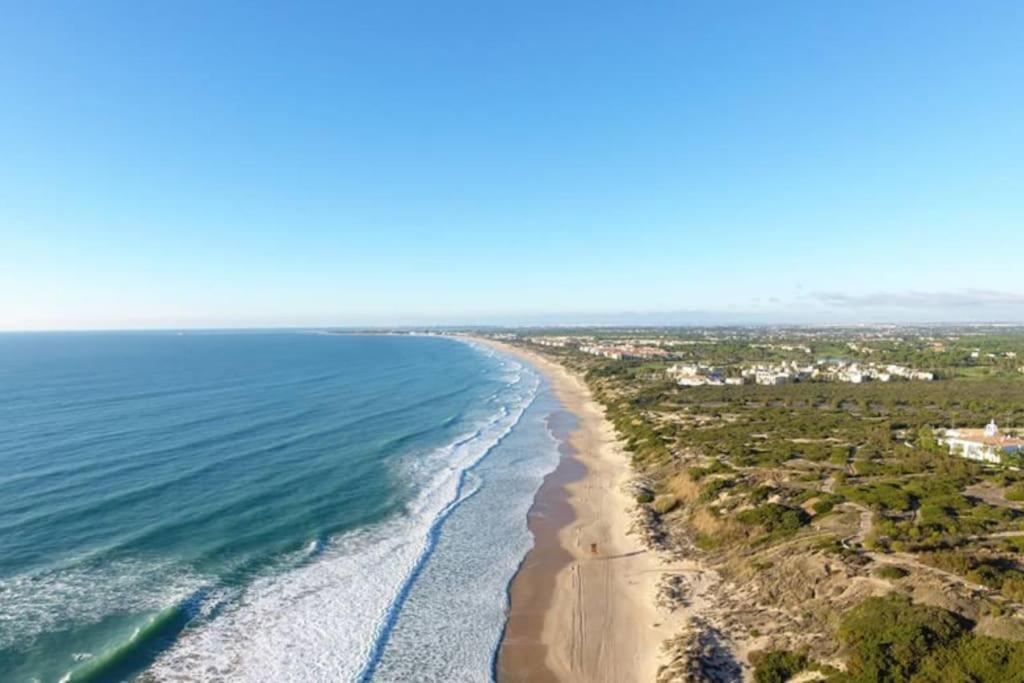 Apartamento Privado Con Jardin, Piscina Elevada Y Bbq Chiclana de la Frontera Exteriör bild