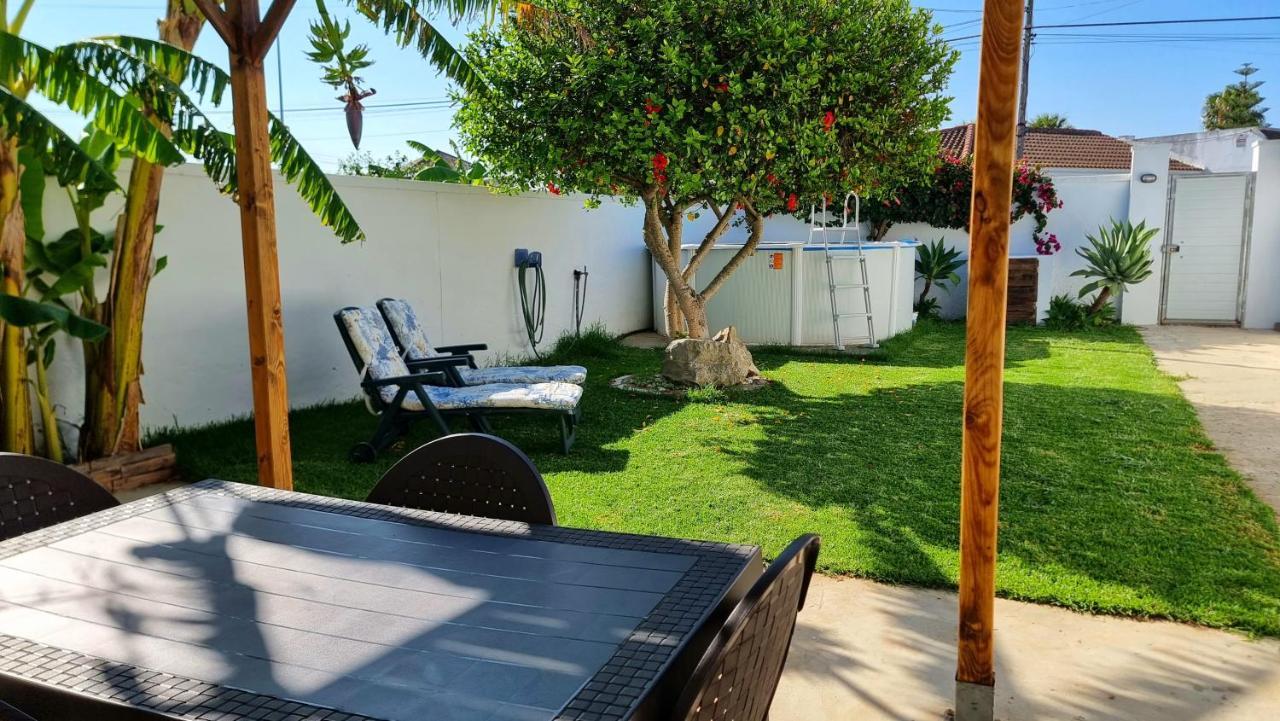 Apartamento Privado Con Jardin, Piscina Elevada Y Bbq Chiclana de la Frontera Exteriör bild