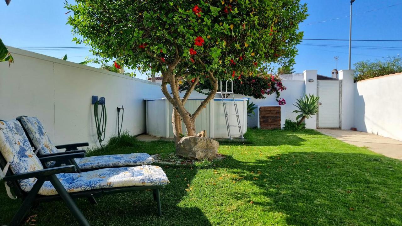 Apartamento Privado Con Jardin, Piscina Elevada Y Bbq Chiclana de la Frontera Exteriör bild